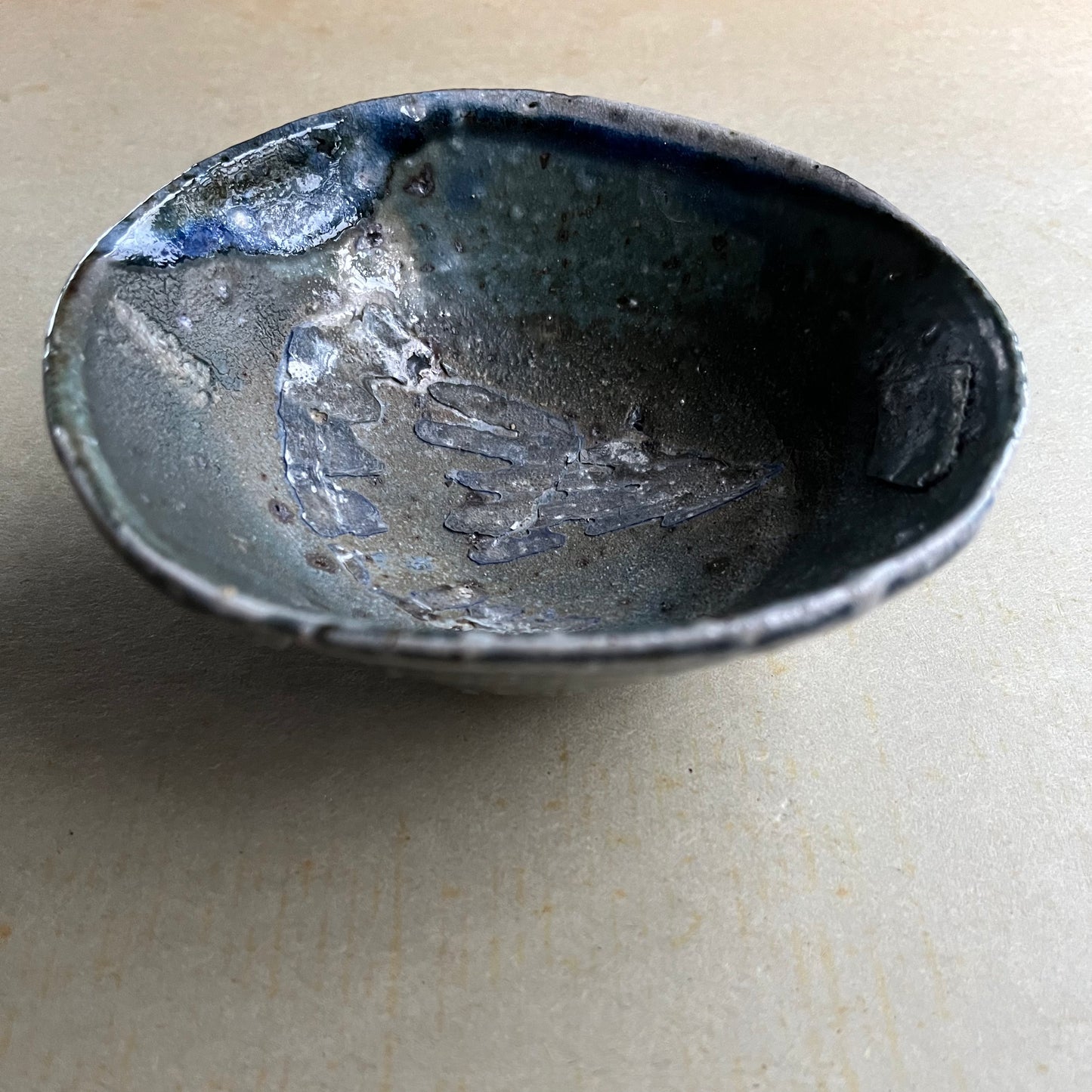 Blue and green bowl