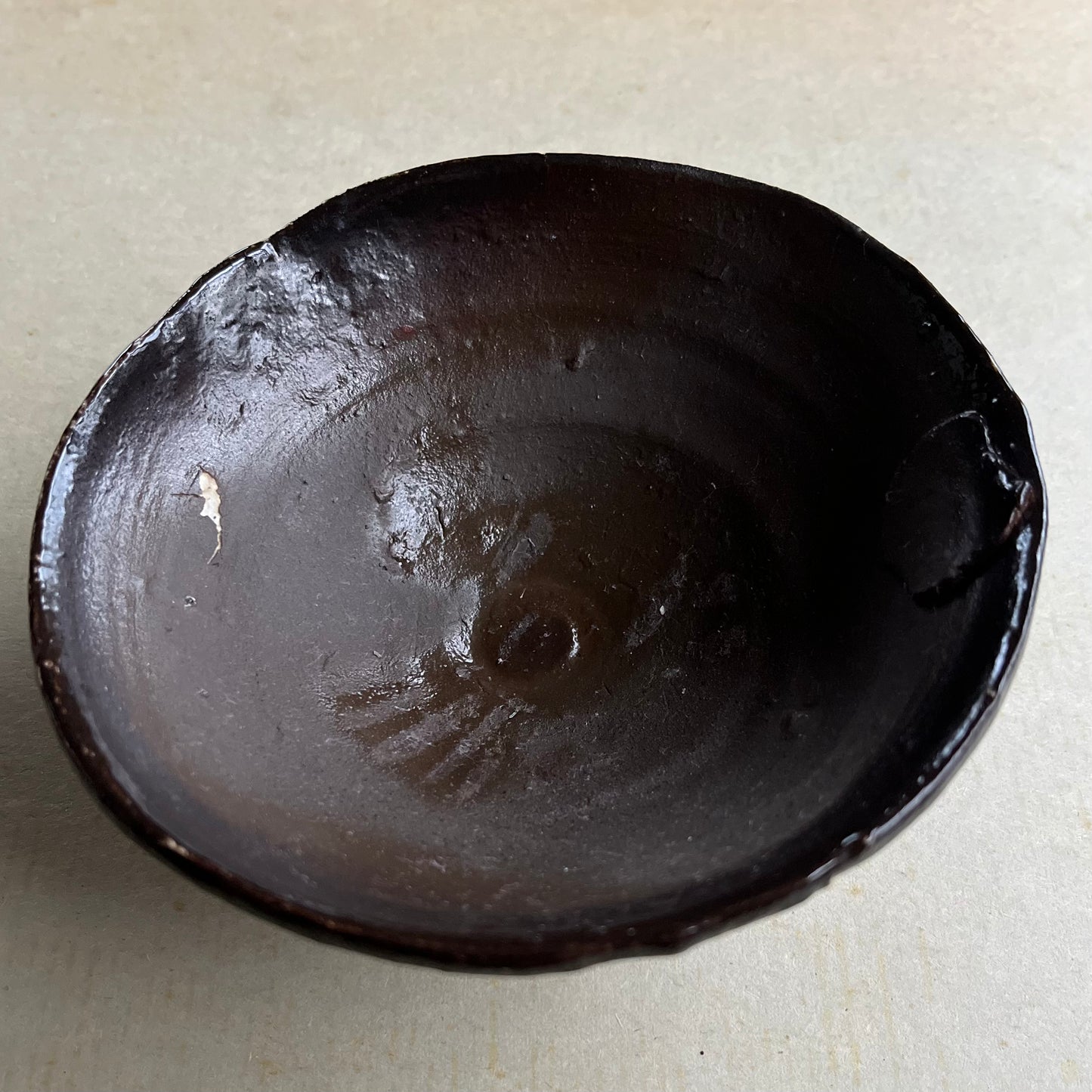Brown bowl